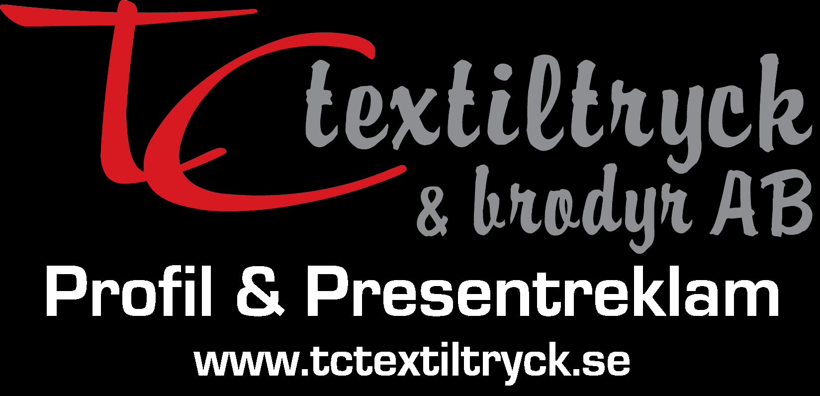 TC textiltryck & brodyr AB logotyp