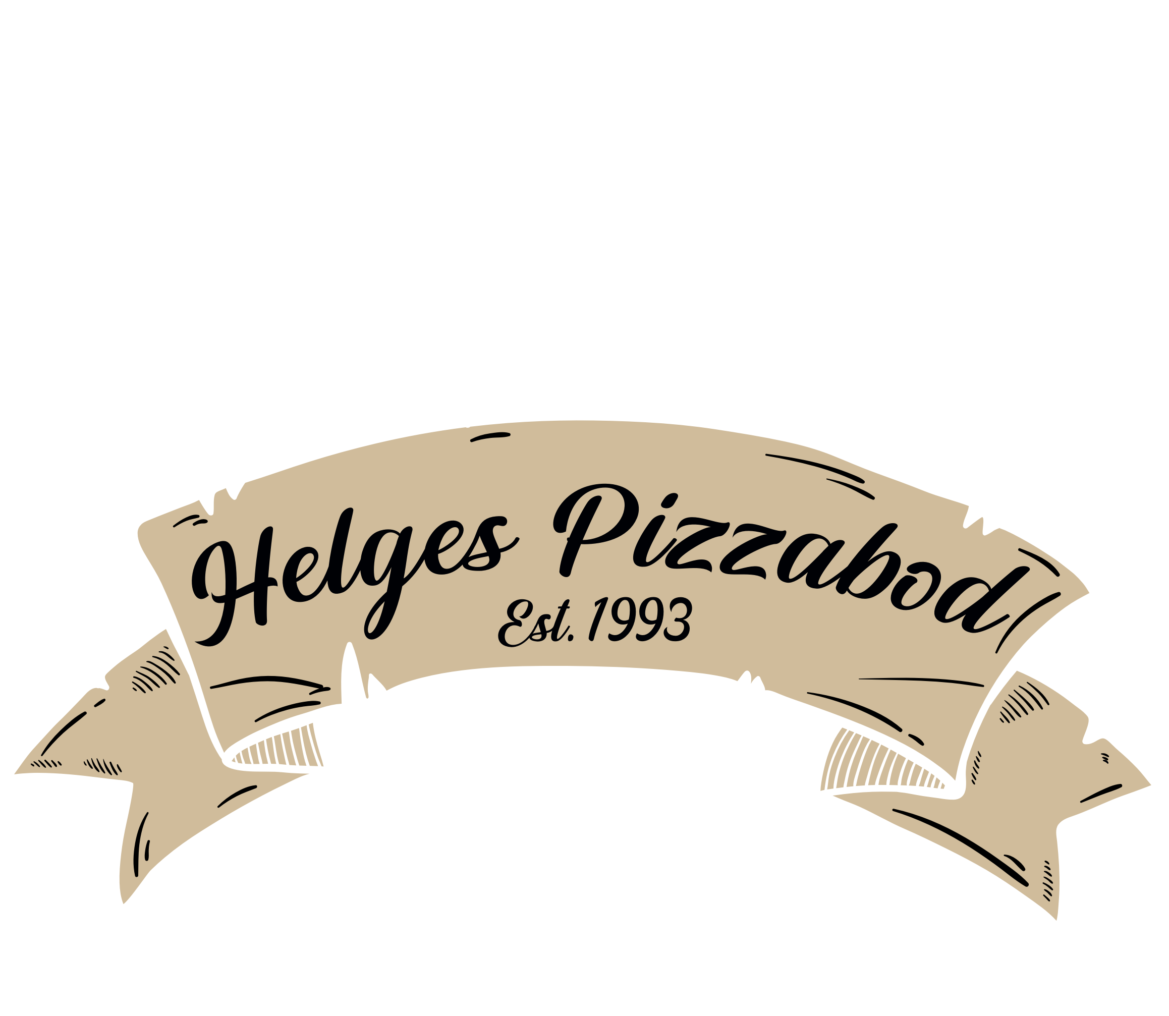Helges Pizzabod AB logotyp