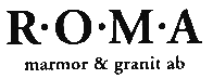 R.O.M.A Marmor & Granit AB logotyp