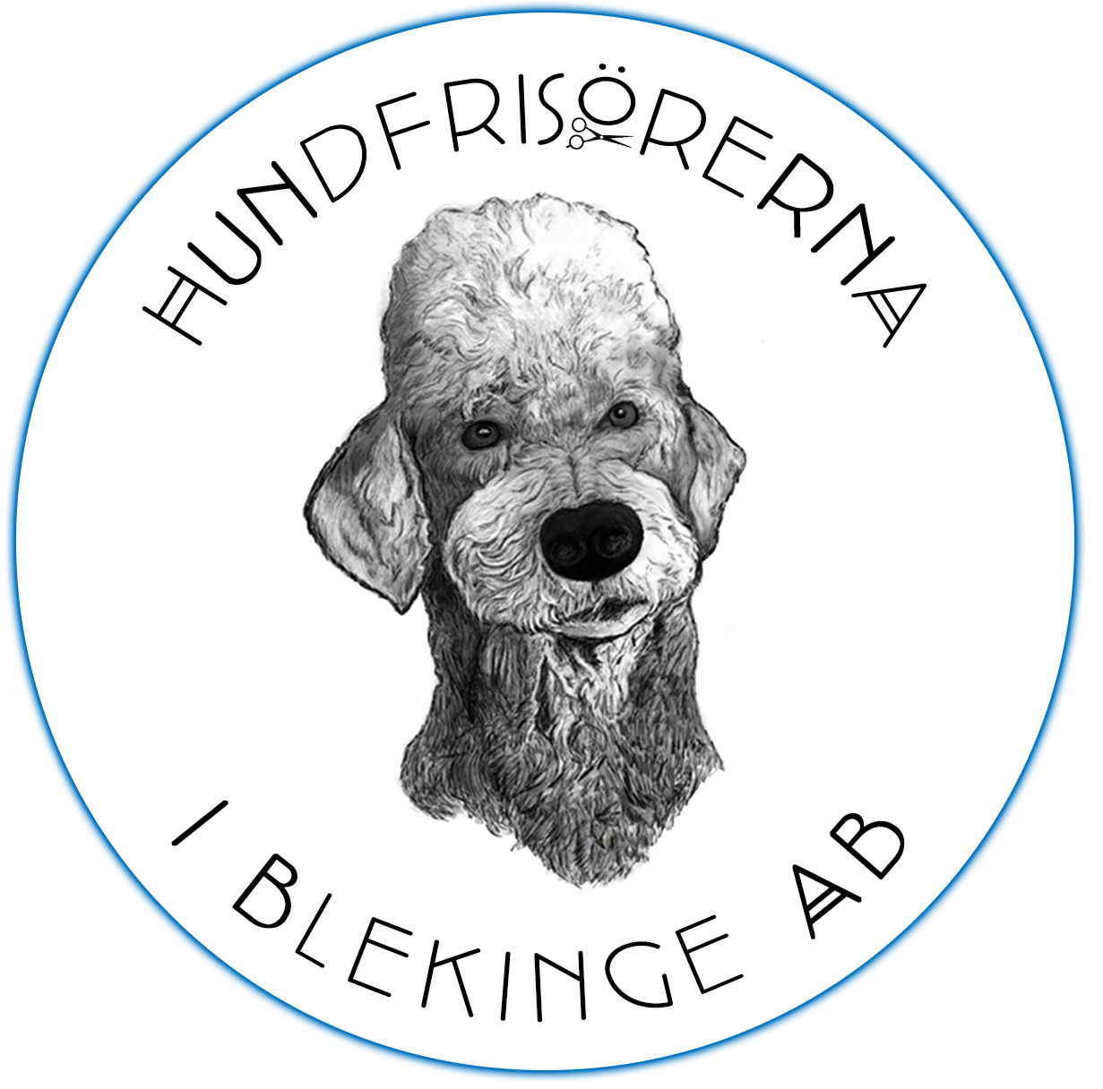 Hundfrisörerna i Blekinge AB logotyp