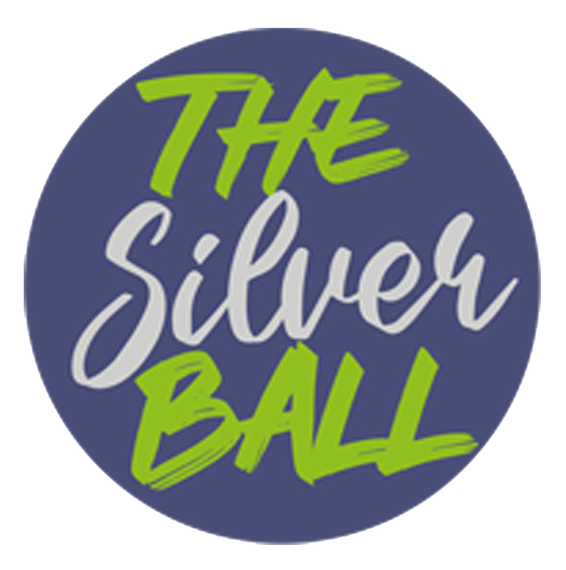 The silver ball AB logotyp