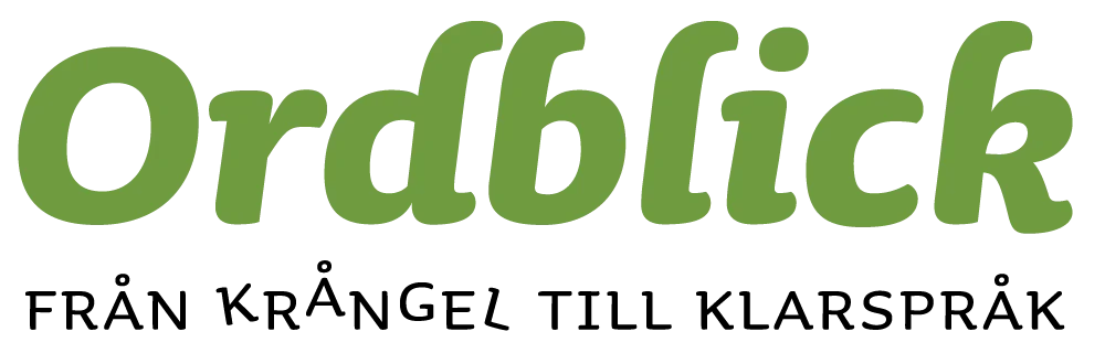 Ordblick AB logotyp