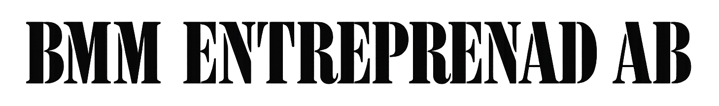 Bmm entreprenad AB logotyp