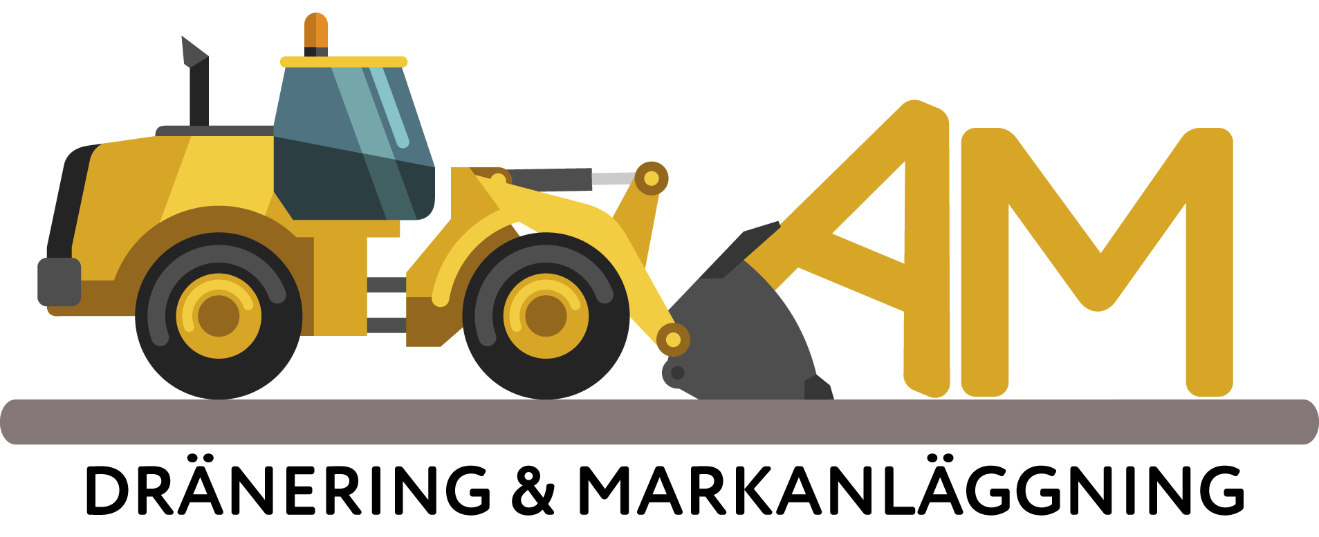 AM DRÄNERING AB logotyp