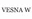 Vesna W AB logotyp