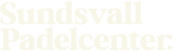 Birsta padelcenter AB logotyp