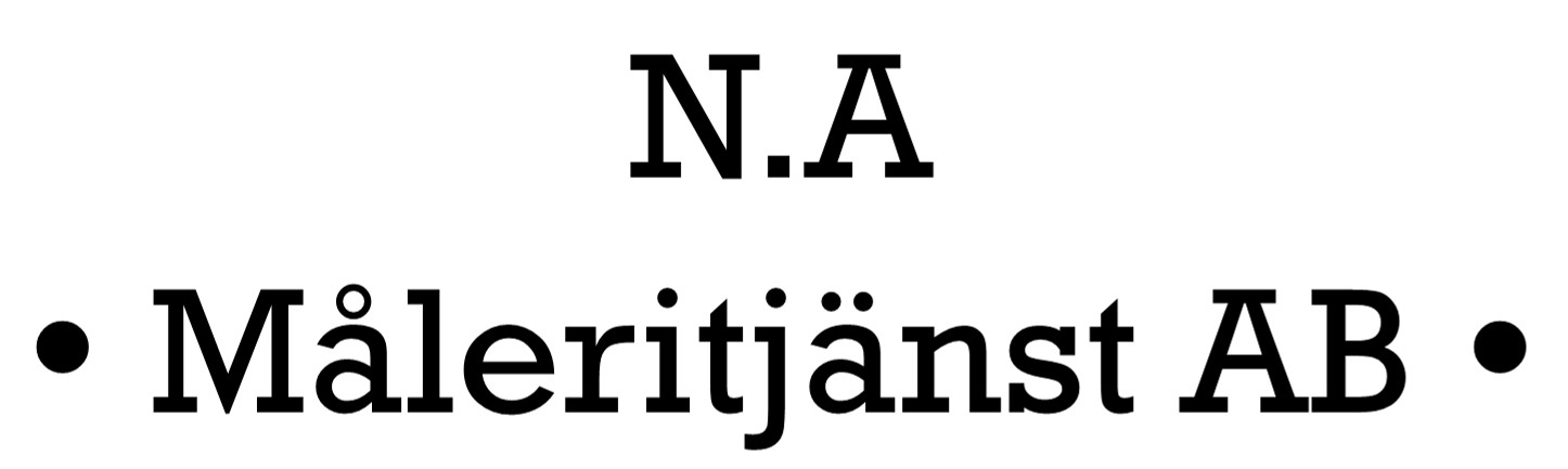 N.A Måleritjänst AB logotyp