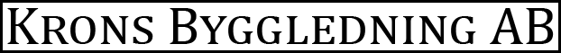 Krons Byggledning AB logotyp