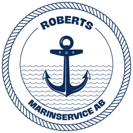 Roberts marinservice AB logotyp
