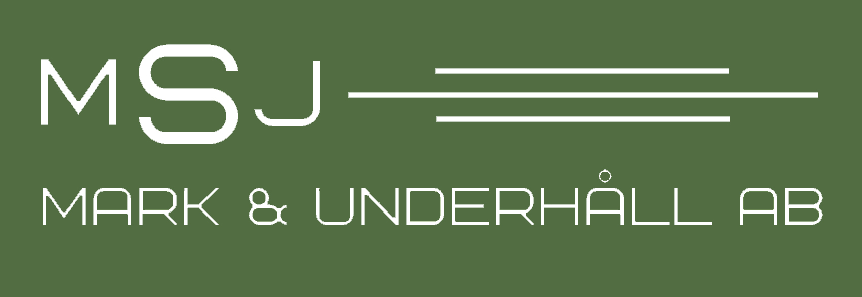MSJ Mark & Underhåll AB logotyp
