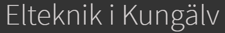 Elteknik i Kungälv AB logotyp