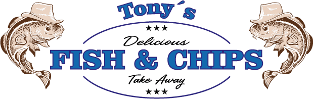 Tony's fish & chips AB logotyp