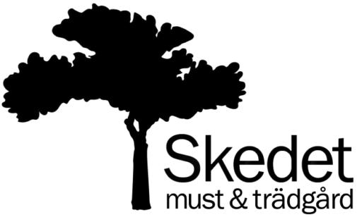 Skedet must & trädgård AB logotyp