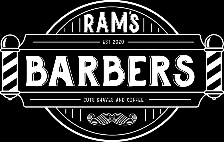 RAMS BARBERS AB logotyp