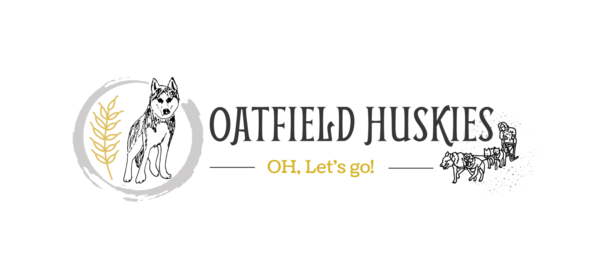 Oatfield Huskies AB logotyp
