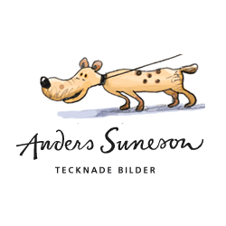 Suneson tecknade bilder AB logotyp