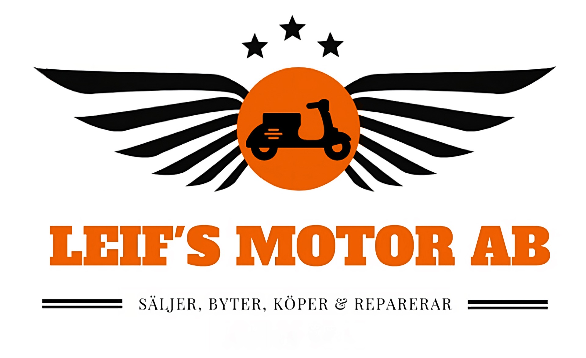 Leif,s Motor AB logotyp
