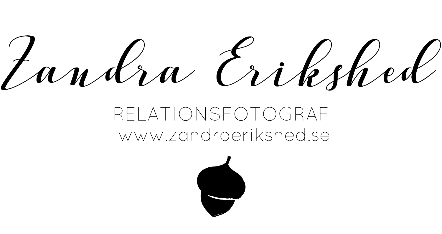 Relationsfotograf Zandra Erikshed AB logotyp