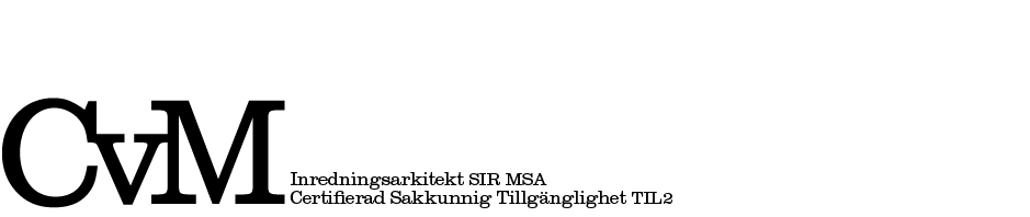 CvM arkitektur & design AB logotyp