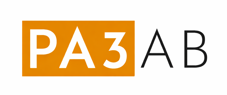 PA3 AB logotyp