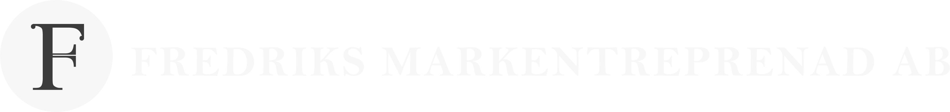 Fredriks Markentreprenad AB logotyp