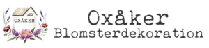 Oxåker Blomsterdekoration och Vintage AB logotyp
