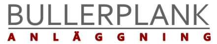 Bullerplank Anläggning i Norden AB logotyp
