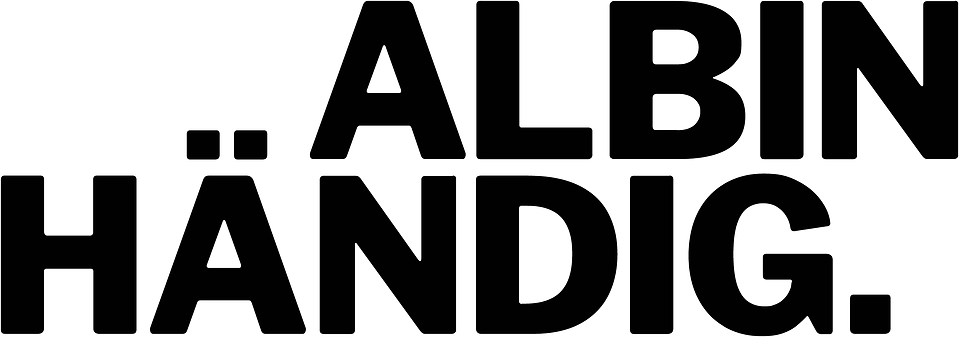 Fotograf Albin Händig AB logotyp