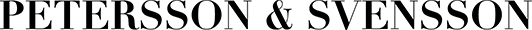 Petersson & Svensson AB logotyp