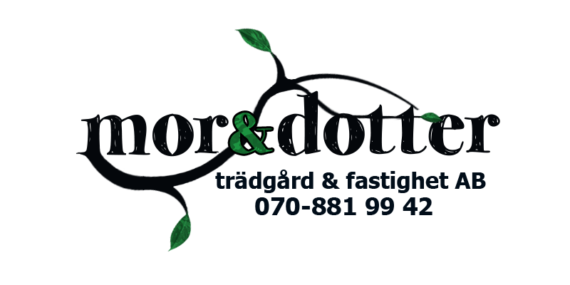 Mor & Dotter trädgård och fastighet AB logotyp