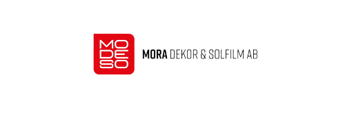 Mora Dekor och Solfilm AB logotyp