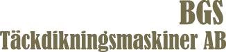 BGS Täckdikningsmaskiner AB logotyp