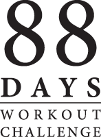 88days workout challenge AB logotyp