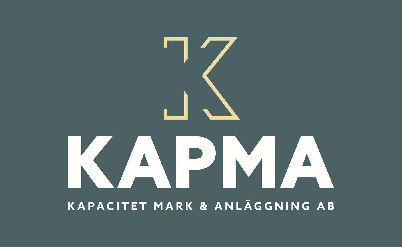 KAPMA Kapacitet Mark & Anläggning AB logotyp