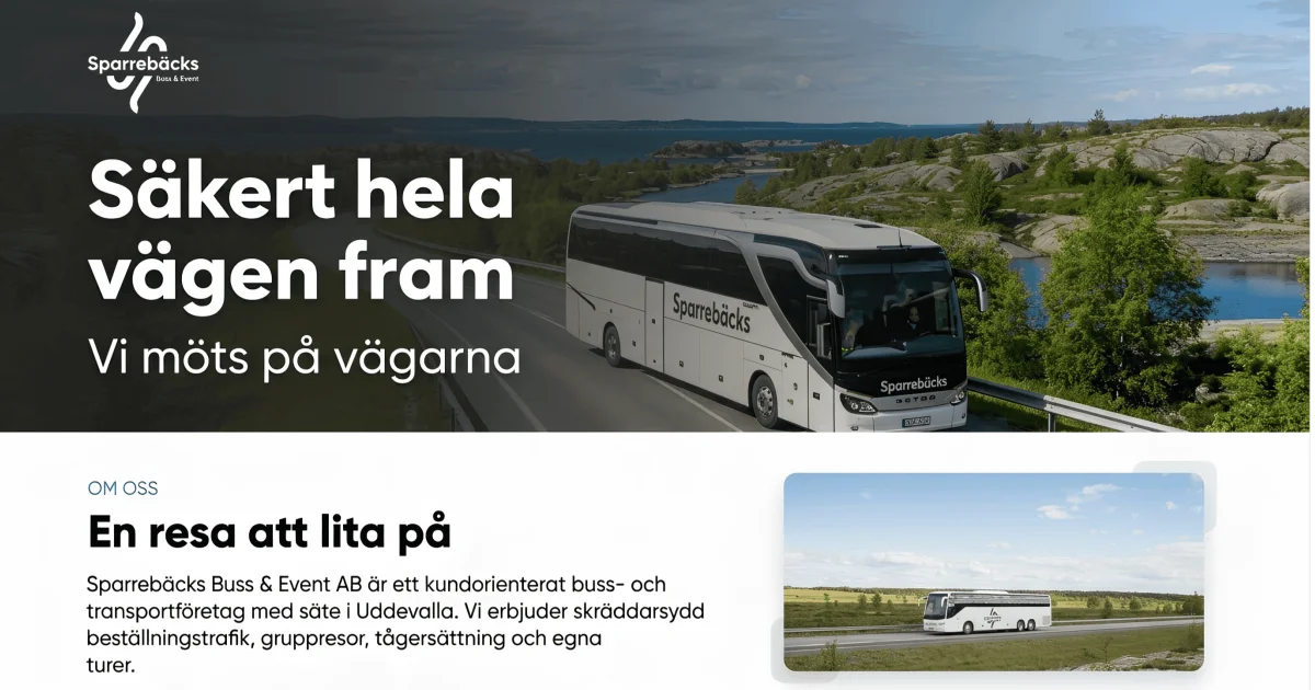 Sparrebäcks Buss & Event AB logotyp