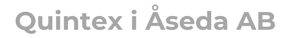 Quintex i Åseda AB logotyp