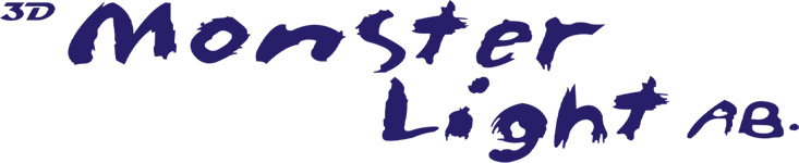 3d Monster Light AB logotyp