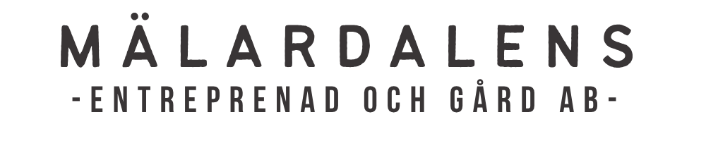 Mälardalens Entreprenad & Gård AB logotyp