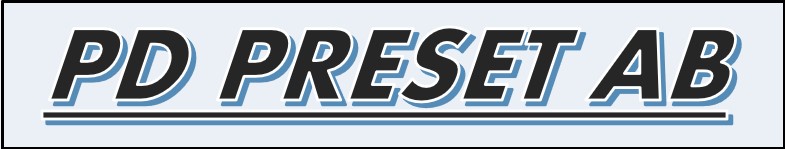 PD Preset AB logotyp