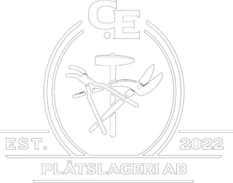 C.E Plåtslageri AB logotyp
