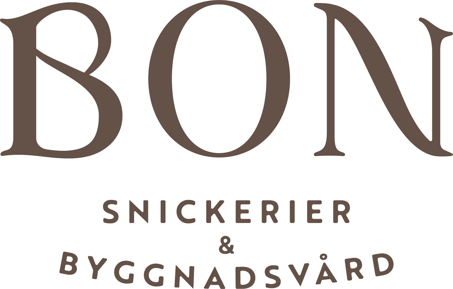 BON Snickerier & byggnadsvård AB logotyp