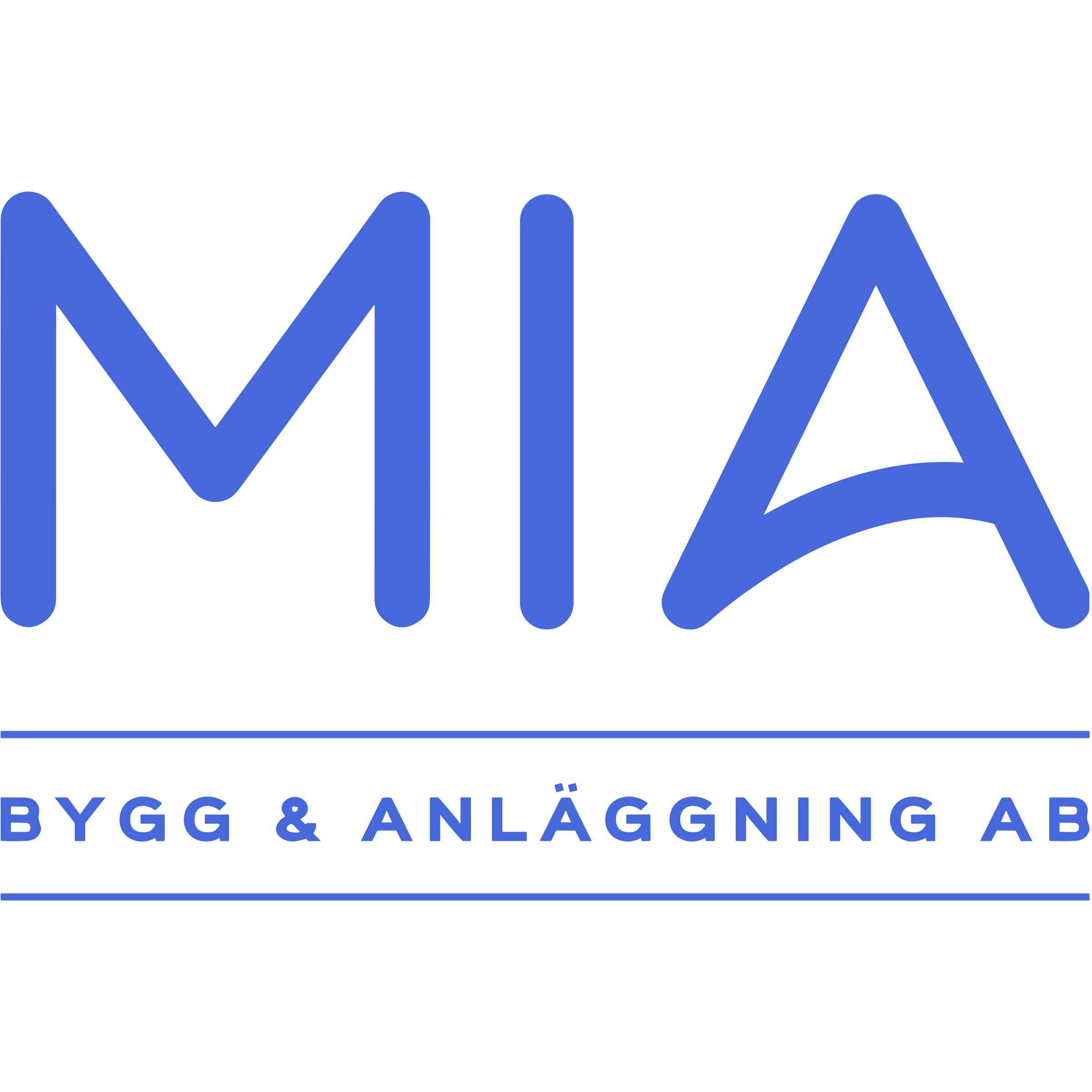 MIA BYGG & ANLÄGGNING AB logotyp