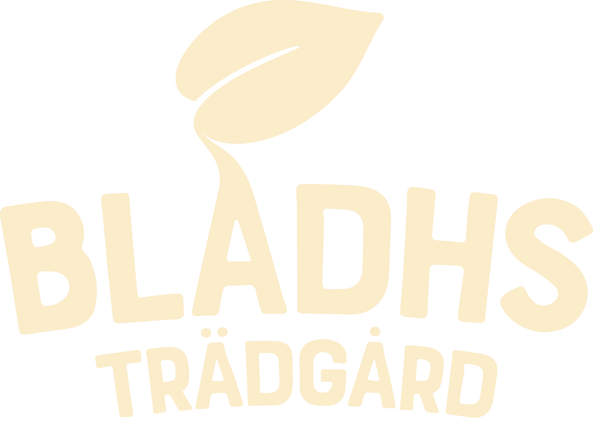 Bladhs trädgård AB logotyp