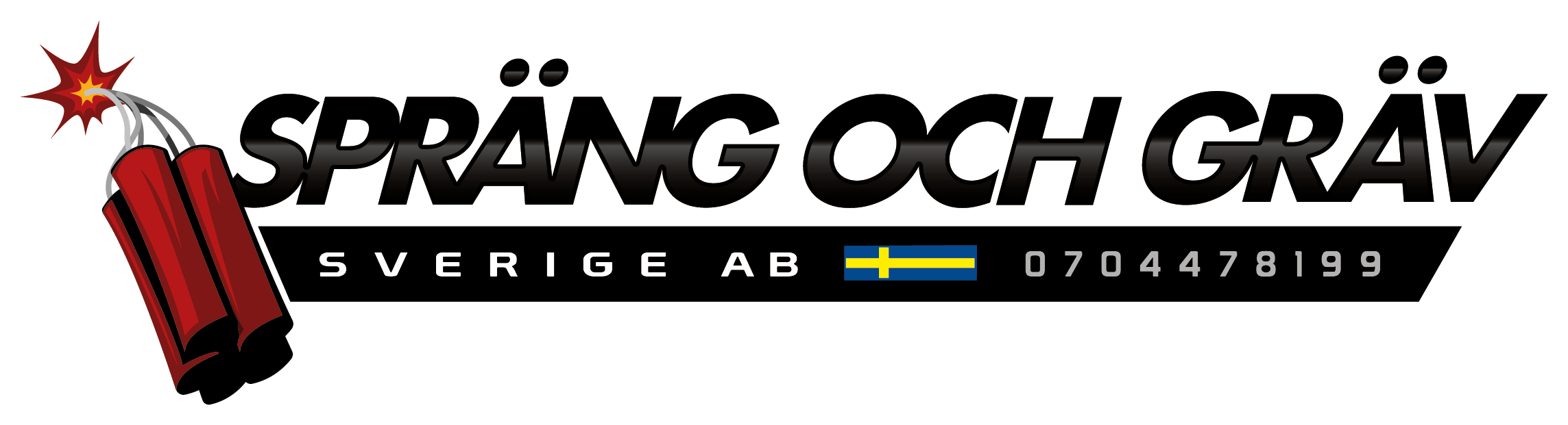 Spräng och Gräv Sverige AB logotyp