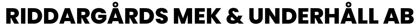 Riddargårds Mek & Underhåll AB logotyp