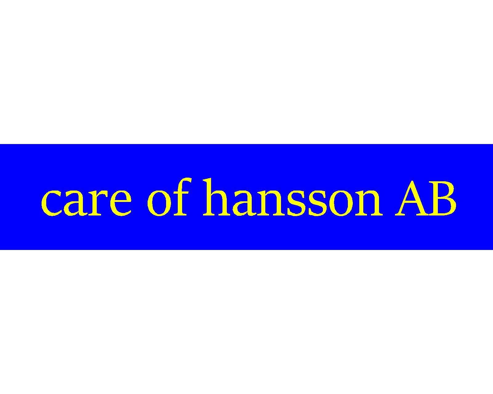 Care of Hansson AB logotyp