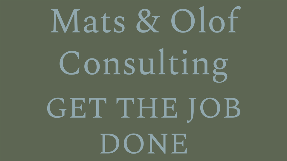 Mats & Olof Consulting AB logotyp