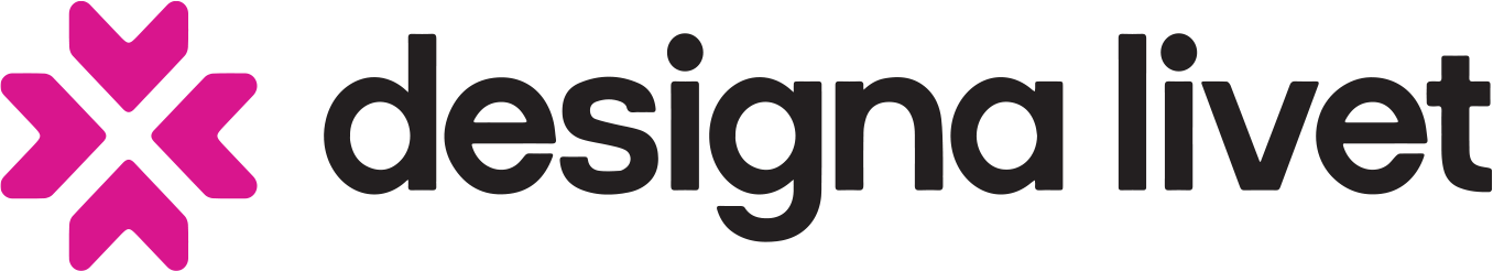Designa livet AB logotyp