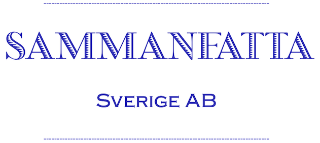 Sammanfatta Sverige AB logotyp