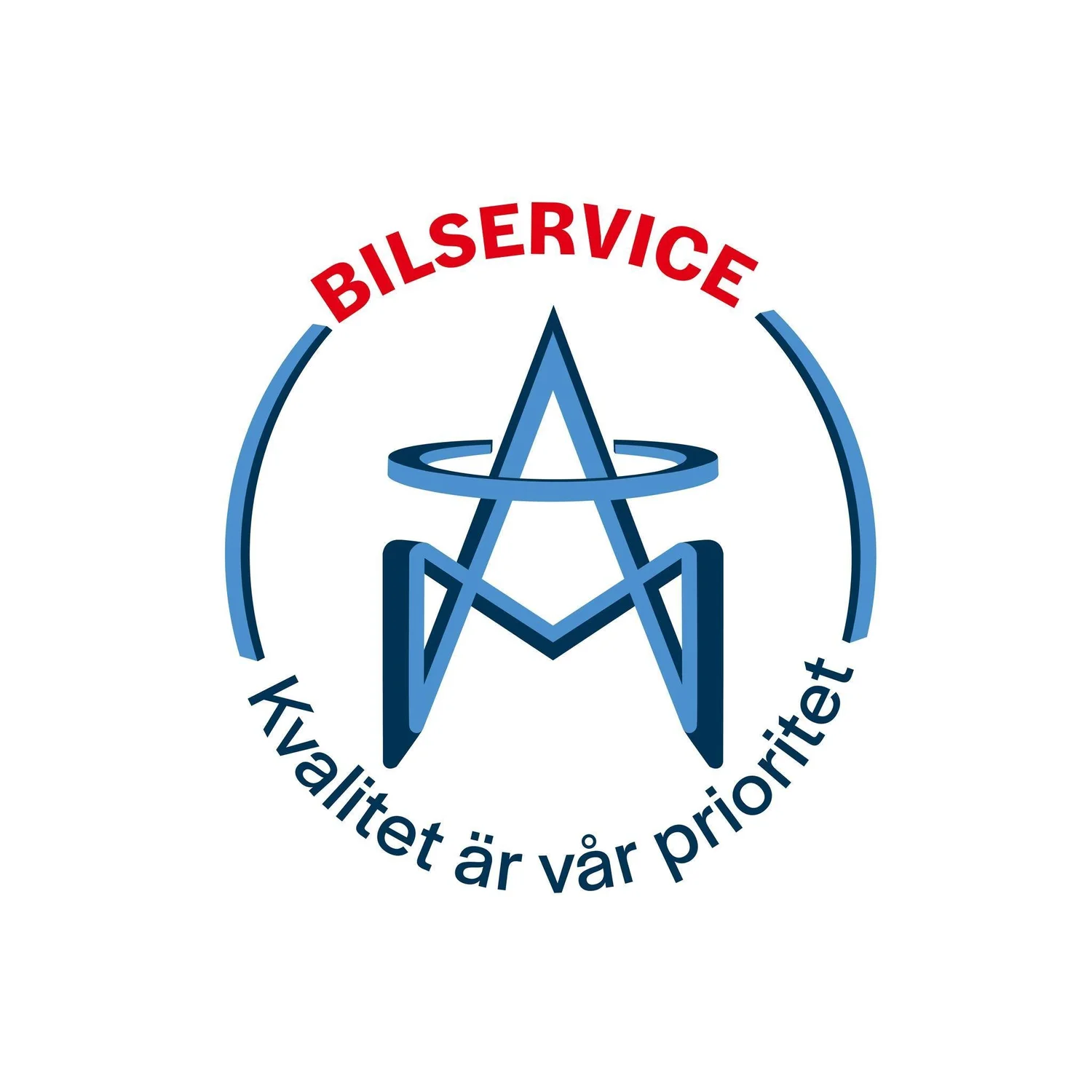 AM bilservice center AB logotyp
